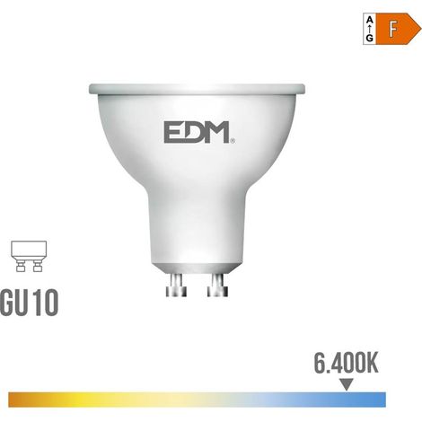 GU10 dichroitische LED-Lampe (10 W 6400 K 932 lm) IP20 Ø5 x 6,4 cm