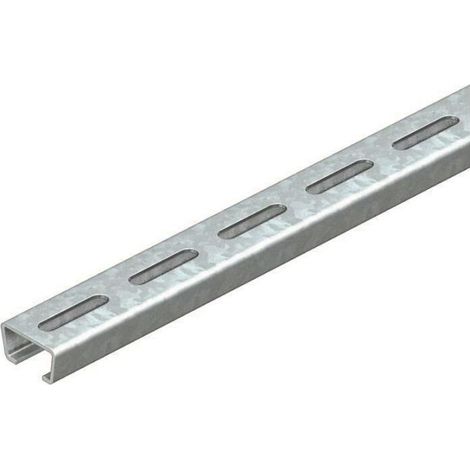 OBO Bettermann Profilschiene AMS3518P2000FT, 2000x35x18mm, Stahl, feuerverzinkt (1/2)