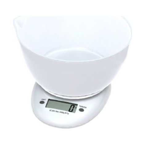 Báscula de cocina omega 43147 capacidad 3kg precisión 1g (1/3)