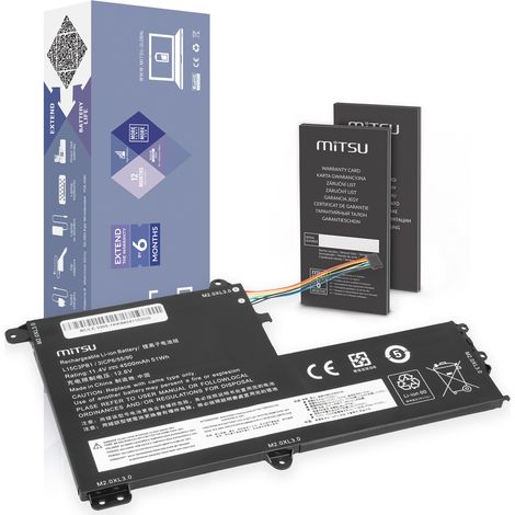 Batteria L15C3PB1 per Lenovo IdeaPad 330S-14IKB 330S-15ARR Yoga 520 (1/5)