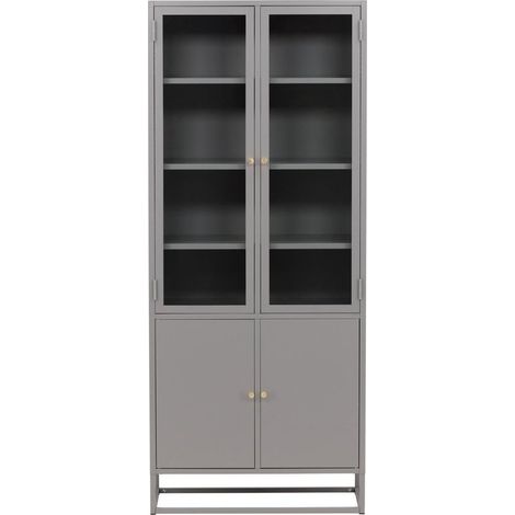 Bakal citrine 2 portes vitrées, 2 portes normales gris. (1/5)