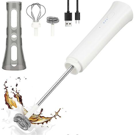 Mousseur à lait Wand pour café Silent café mousseur boisson mixeur à main mousseur fouet pour latte cappuccino œuf (1/5)