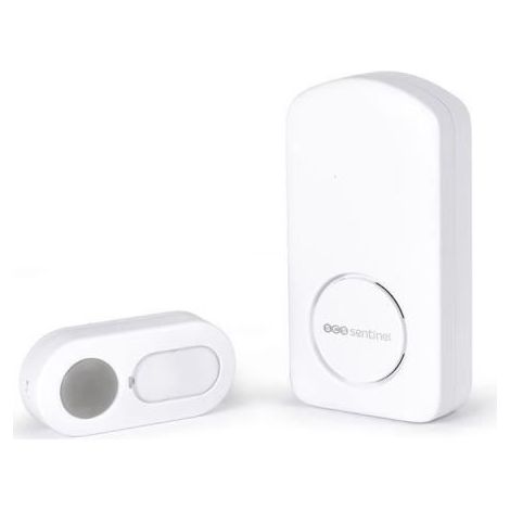 Wireless doorbell - OneBell 100 - SCS SENTINEL - 100m range - 15 melodies - IP55 (1/5)
