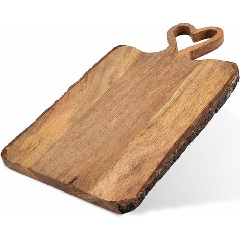 Planche à découper et à servir en bois de manguier 45 x 25 cm (1/5)