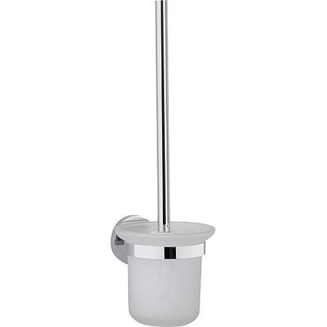 Garniture de brosse WC RUMBA vec support mural Laiton chromé