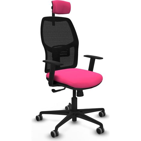 Bürostuhl piqueras y crespo Alfera schwarz rosa Leder (1/2)