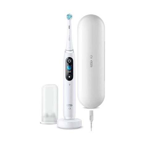 Spazzolino elettrico Oral-B Serie iO9 Ricaricabile Per adulti Testine incluse: 1 Modalità di pulizia: 7 Bianco (1/5)