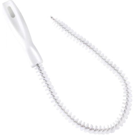 Brosse de nettoyage d'évier Flexible 45cm, outil d'épilation pour évier, baignoire, radiateur et bouteille
