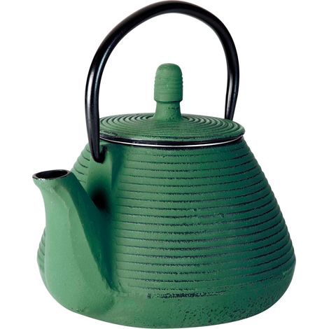 Théière, Fonte, Verte, 0,8 l