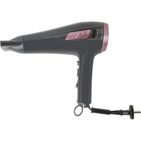 Secador de pelo JATA JBSC1070, 2000 W, 3 niveles de temperatura, 3 velocidades, difusor incluido, negro (1/5)