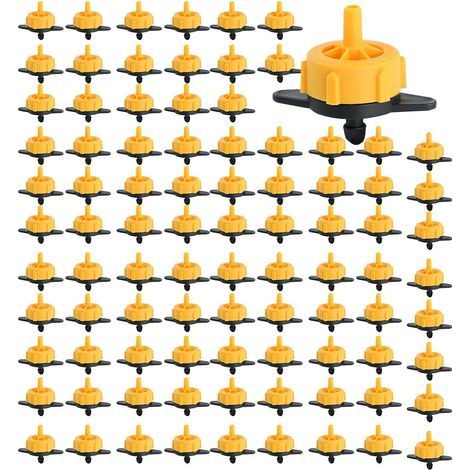 Tropfbewässerungstropfer 100 Stück Bewässerungssystem (1/5)