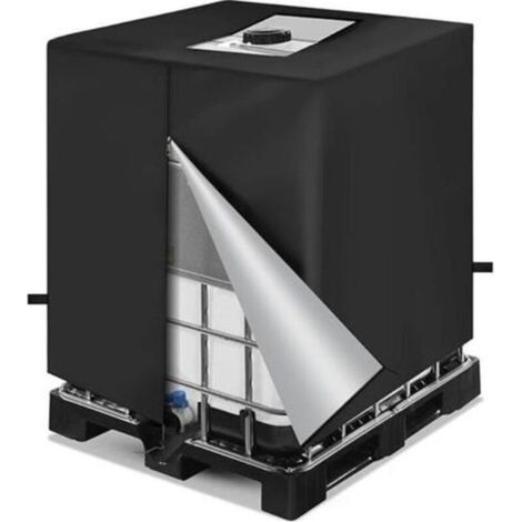 Housse de protection pour réservoir d'eau en tissu Oxford 1000L 210D, protection solaire, anti-poussière, pour réservoir d'eau IBC (1/4)
