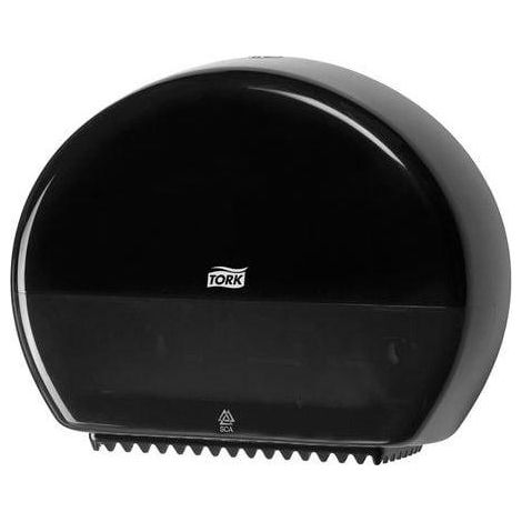 Stapel Mini Jumbo Toilettenpapier Spender Schwarz Robust