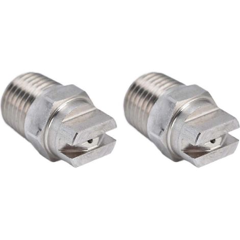 sprayer nozzle 2pcs Fan Nozzle Stainless Steel Wide Coverage Area Compact (1/5)