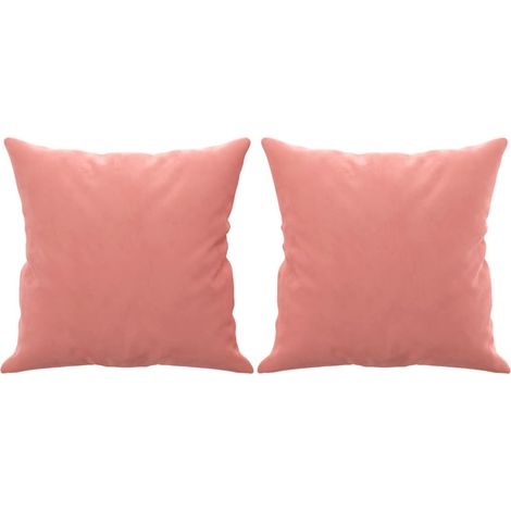 Maison Exclusive - Cuscini Decorativi 2 pz Rosa 40x40 cm in Velluto
