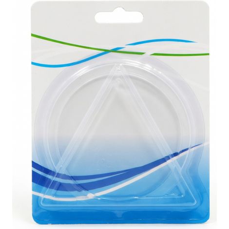 Tapis antidérapant nano transparent forme rond et triangle, sous blister (1/5)