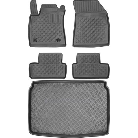 Renault Megane IV Hatchback de 2015 (JUEGO) - Alfombrillas para coche + alfombrilla para maletero