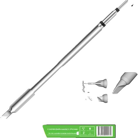 Punta per saldatore, compatibile con manici T245, riscaldamento rapido, C245-789 (1/2)