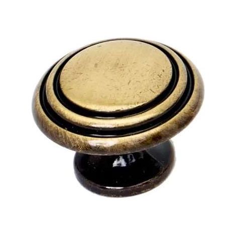 Pomolo Liscio Bronzo Mm.35 (1/2)