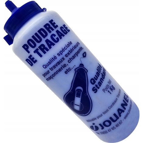 Craie De Traçage Bleue Jouanel, 1 kg, Marquage Visible Pour Couverture, Charpente Et Chantier (1/5)