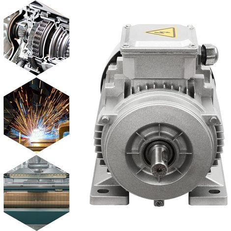 Dreiphasenmotor mit reiner Kupferspule, 19 mm professioneller Stromwandler, 380 V 50 Hz, 1,5 KW, 1405r/min