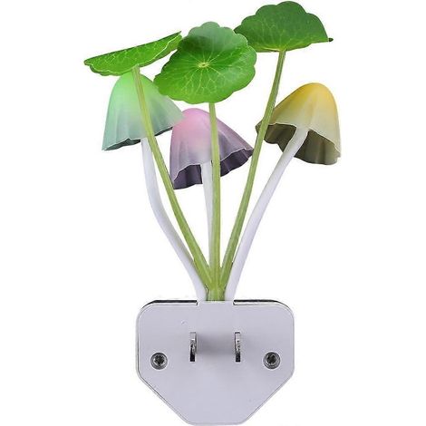 Veilleuse LED à détecteur de mouvement, lampe de chevet champignon LED à couleurs changeantes (1/5)