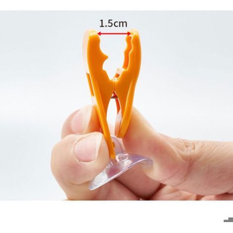 Porte-Billets - Clip Pare-Soleil Voiture - Fixation Ventouse - Pour Tickets Parking Cartes Identité - 4 Pièces (1/5)