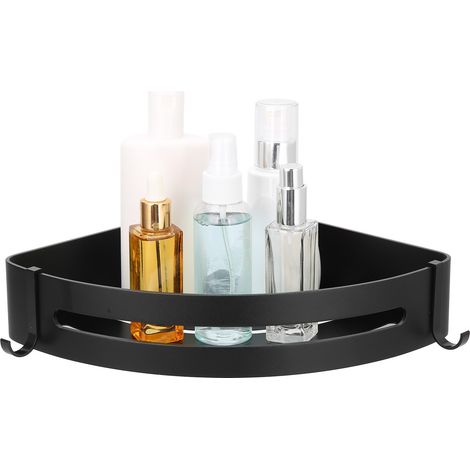 Dreieckige, wandmontierte Seifenschale aus Aluminium, Halter für Duschgel und Shampoo, Badezimmeraufbewahrung (1/5)