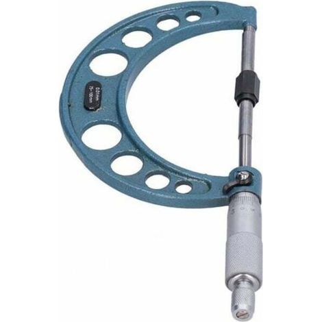 Micromètre d'extérieur GABRIELLE (75-100 mm) en acier inoxydable, outil de mesure d'épaisseur pratique et facile à utiliser. (1/4)