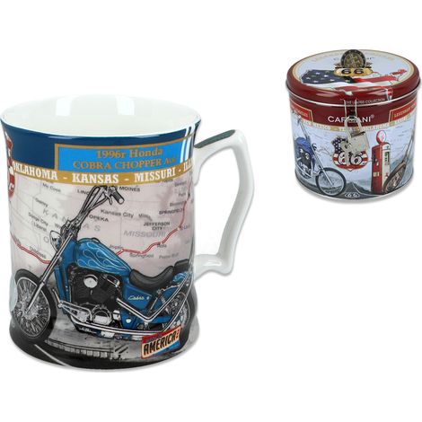 Taza - Motocicleta en lata Honda (carmani) (1/5)