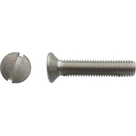 Vis à métaux tête fraisée fendue Inox A2 - 3 x 40 mm - BIVI (1/2)