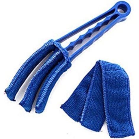 Nettoyeur pour Stores Vénitiens Lavable – Outil de Nettoyage Efficace pour Volets de Fenêtre – Couleur Bleue (1/5)