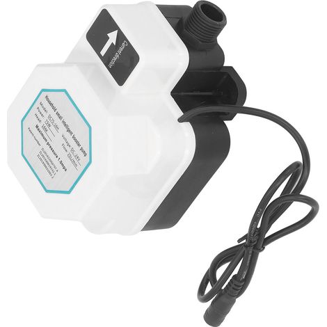 24V Automatische, geräuscharme ABS-Wasserdruckerhöhungspumpe G1/2 DC für Hausdusche und Garten (100-240V, 75W, US-Stecker) (1/5)