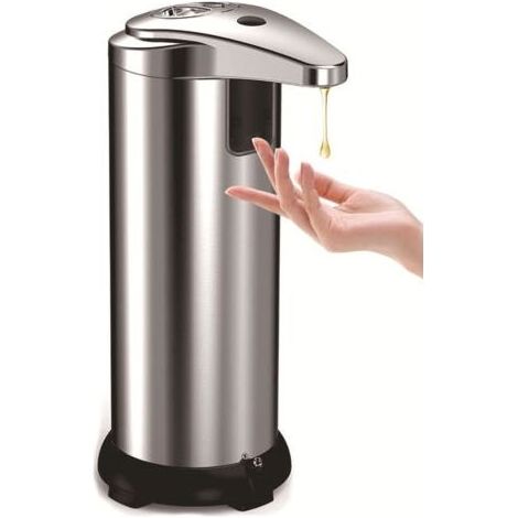 Distributeur de savon automatique – Capteur infrarouge – Acier inoxydable étanche – Pour désinfectant et savon liquide (1/5)