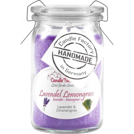Candle Factory Baby Jumbo Lavendel Lemongrass Duftkerze Dekokerze 308059 (1/5)