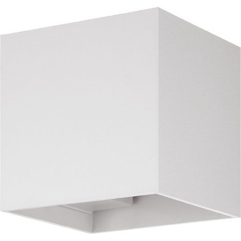APPLIQUE LED CARRÉ BLANC "BARCAROLA-E" - 100X40X120