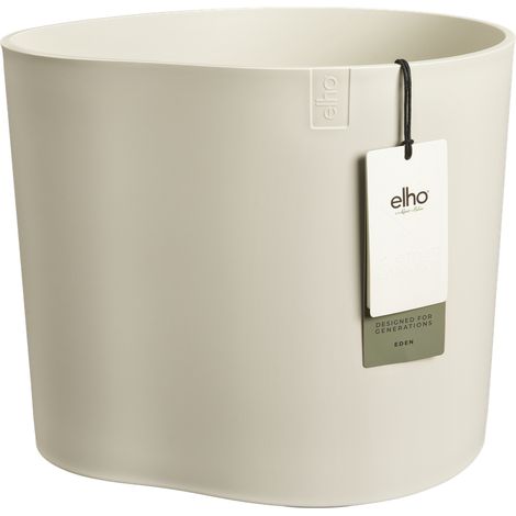 Elho Eden 35 - Blanc - L 36 x B 32.6 x H 32 cm - intérieurextérieur - 100% recyclé (1/3)