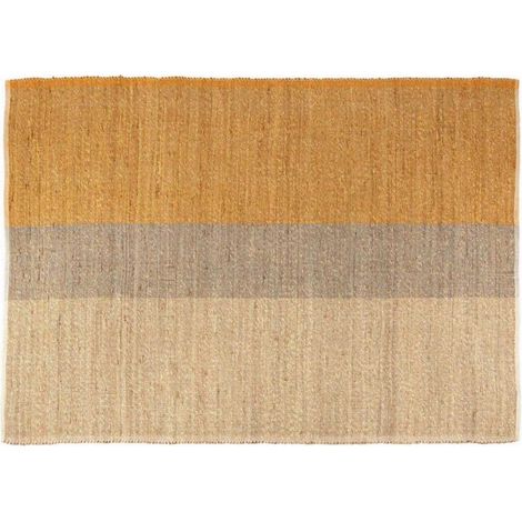 VIVARAISE - Tapis Vivaraise Karan en jonc de mer et coton - 120 x 170 cm (1/4)