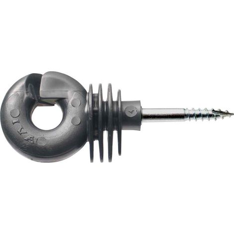 isolateur iva hpx à vis, anneau noir pour tous types de fils seau de 100 pc