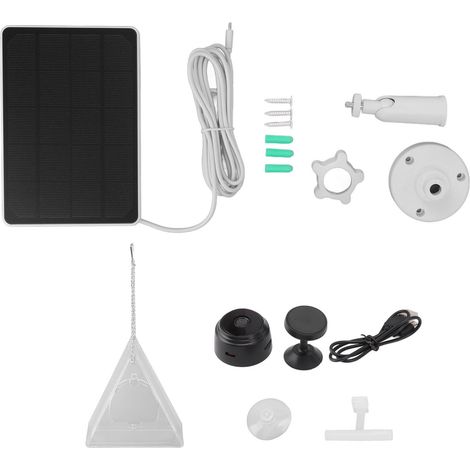 Intelligenter 3,3-W-Vogelfutterspender für den Außenbereich mit Echtzeitüberwachung, HD-Kamera und dreieckigem Solarpanel (1/5)