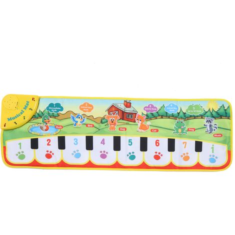 Tapis musical pour bébé, clavier de piano électronique pour enfants, couverture de jeu, jouet éducatif (1/5)