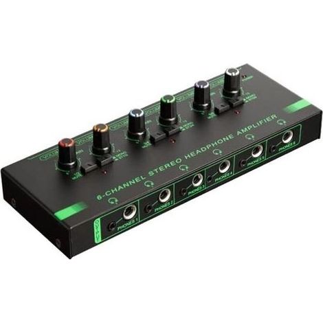 6 Channels Mini Amplifier Helmet HA400 Amplifier Audio Stereo Ultra-Compact Ampli ecouteurs for the Music (1/5)