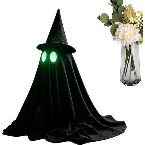 Generisch - Centre de table décoratif lumineux la nuit, fantôme noir (1/5)