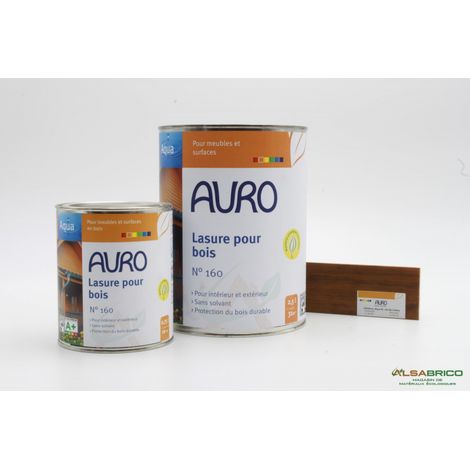 Lasure pour bois n°160 AURO, Terre d'Ombre - (1/2)