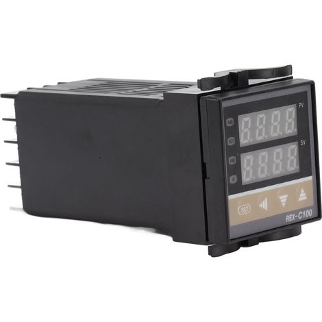 Ensemble de 3 régulateurs de température PID AC85V-265V avec module relais thermocouple M6 et thermostat 40A (1/5)