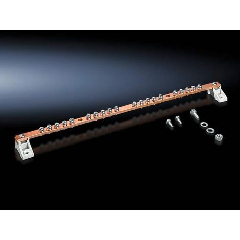 Rittal DK 7113.000 barre mise à terre cuivre 200 A