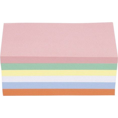 Magnetoplan Scheda per presentazioni 111151510 Rosa, Verde, Giallo, Bianco, Blu, Arancione rettangolare 200 mm x 100 mm