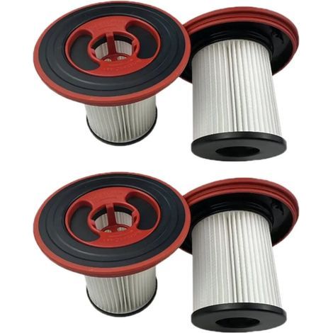 Lot de 4 filtres HEPA pour aspirateur Bosch Unlimited série 7 (accessoires pour aspirateur Bosch S7) (1/2)