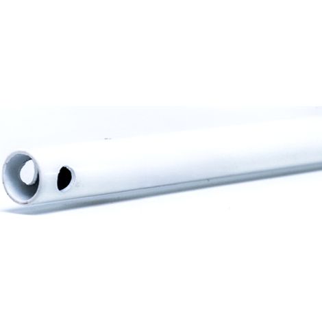 Asta singola rotonda Ø 12 mm - L1000 - Bianco - ZF E104