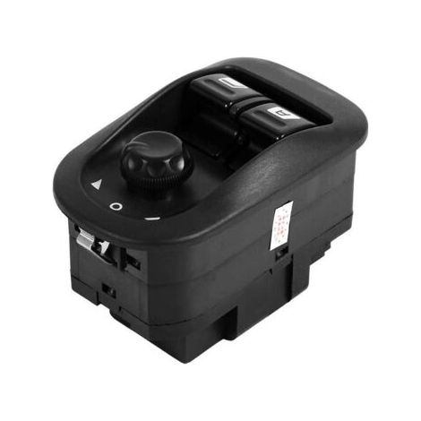BUNTHAUS Lève Vitre Bouton Poussoir,Bouton de Lève vitre électrique Commutateur de Commande de Rétroviseur Latéral Compatible avec 206, interruptor 206, Non original (1/5)